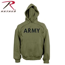 Olive Drab  Sweatshirt Hooded  Medium 9172-M