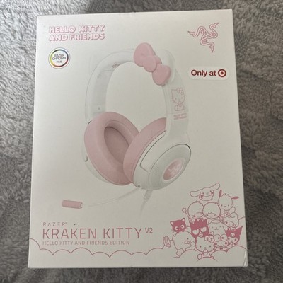 Razer Kraken Kitty V2 USB Headset with Kitty Ears Hello Kitty and Friends