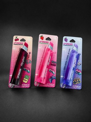 Lip Smacker Flip Gloss Set Strawberry Grape Cherry Fizz Brand New 2026 Complete