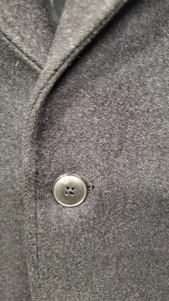 NEW Theory Wool Cashmere Overcoat Topcoat Size 38R - Image 2 of 4