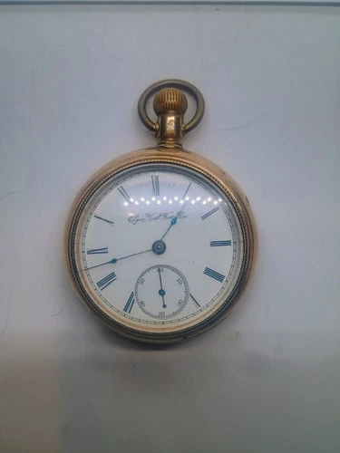 Sept 10,1889 Elgin  Pocket watch, Wheeler grade. Gold plated with 15 - 17 jewel