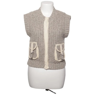 Zara, Weste, Größe: S, Grau/Beige, Polyamid/Wolle, Sonstiges, Grobstrick #eke