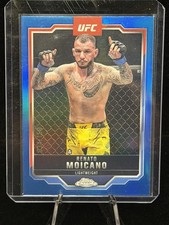 2025 Topps Chrome UFC #174 Renato Moicano Blue Refractor 034/150