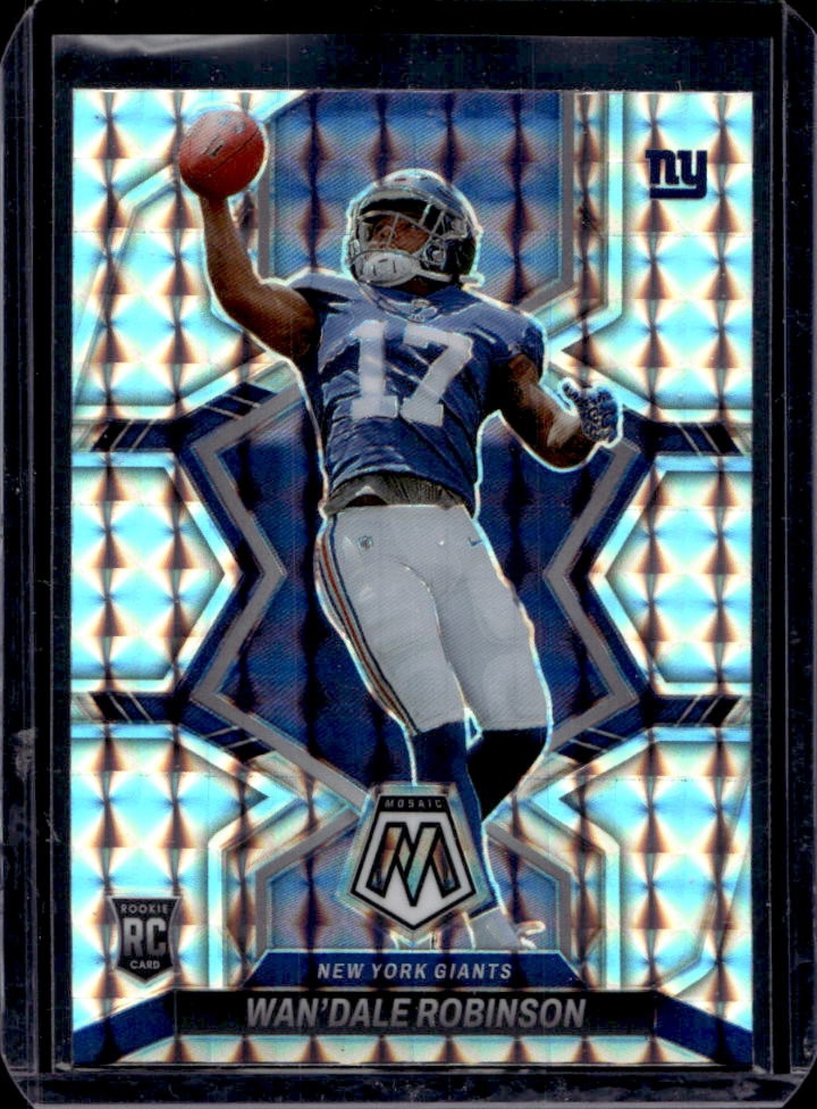 2022 Mosaic Wan'Dale Robinson RC Rookie #330 Giants