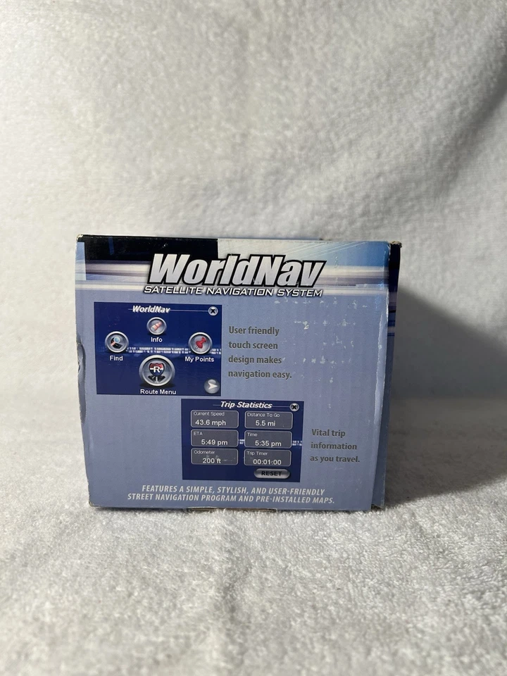 Worldnav Satellite Navigation System Teletype GPS Portable 3300 Model  - Image 4 of 4