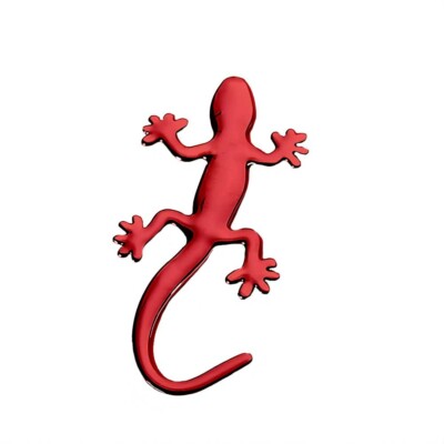 Autoaufkleber 3D Gecko Eidechse Echse Salamander Emblem Sticker Auto Aufkleber R