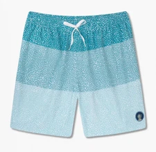 Chubbies The Whale Sharks Swim Trunks Men Small Classic Bathing Suit Shorts 7"