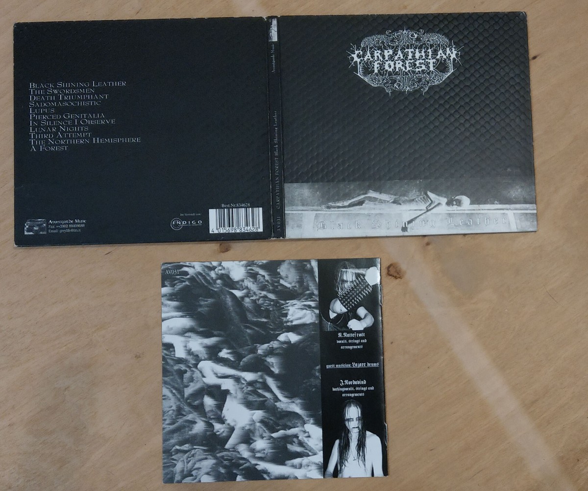 CARPATHIAN FOREST ‎– Black Shining Leather (1st Press Snake Skin
