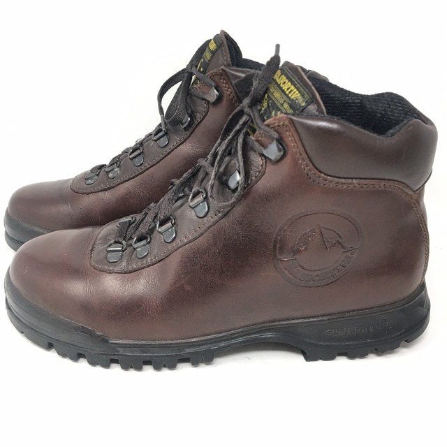 Rare Vintage La Sportiva Skywalk Womens Brown Leather Hiking Boots 39.5