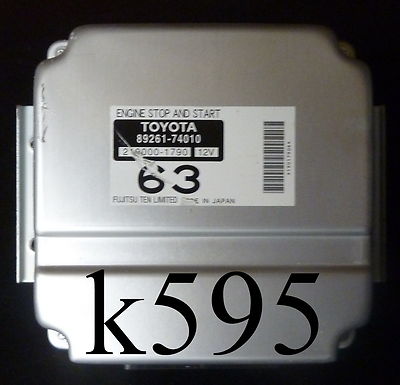 Toyota IQ (_GJ1_) 1.33  Motorsteuergerät Stop- Start Engine 89261-74010