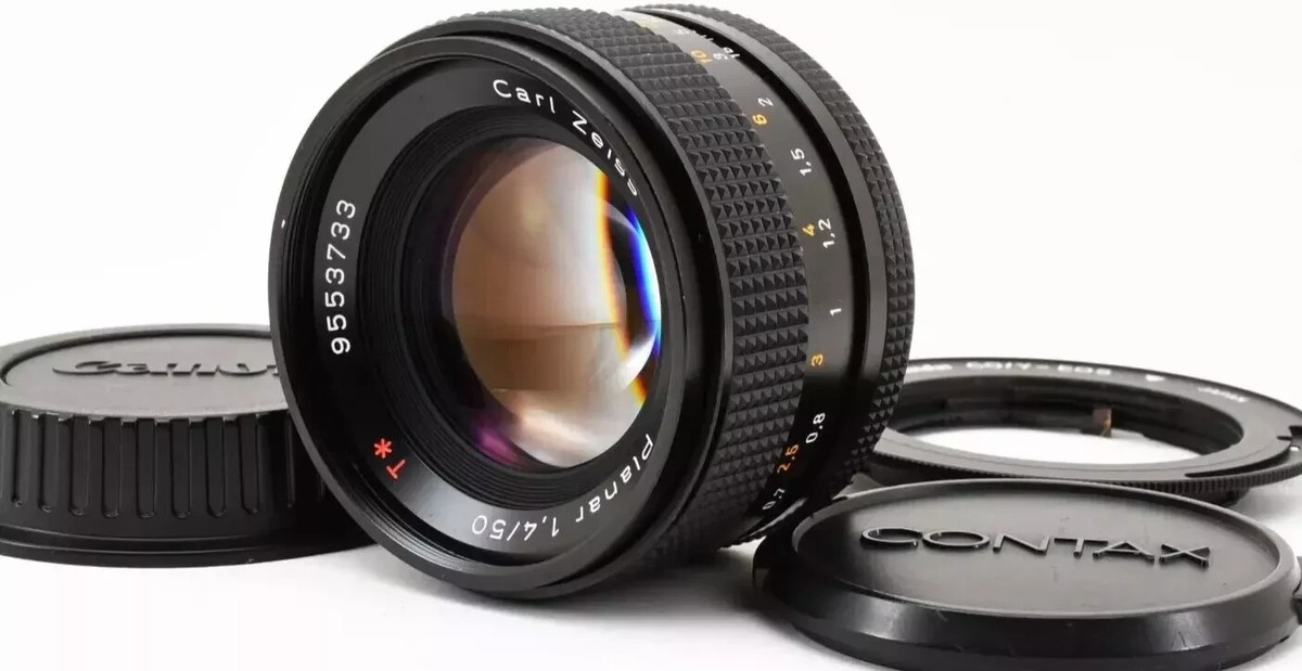 CONTAX Carl Zeiss Planar 50mm F/1.4 T* AEJ C/Y Mount Lens CONTAX Carl Zeiss Planar 50mm F/1.4 T* AEJ C/Y Mount Lens