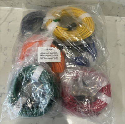 GLS AUDIO 50 FT MIC CABLE COLOR 6 PACK XLR-M TO XLR-F ~ NEW