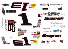  1 John Andretti Snap-On Monte Carlo 2004 1/43rd Scale Slot Car Decals