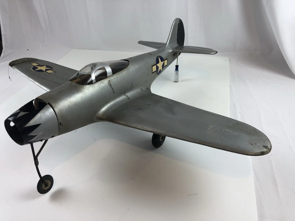 Vintage Control Line Bell XP-72, 1940s Made By Form-A-Craft, Kit Hard Fiber Form - Image 4 of 4