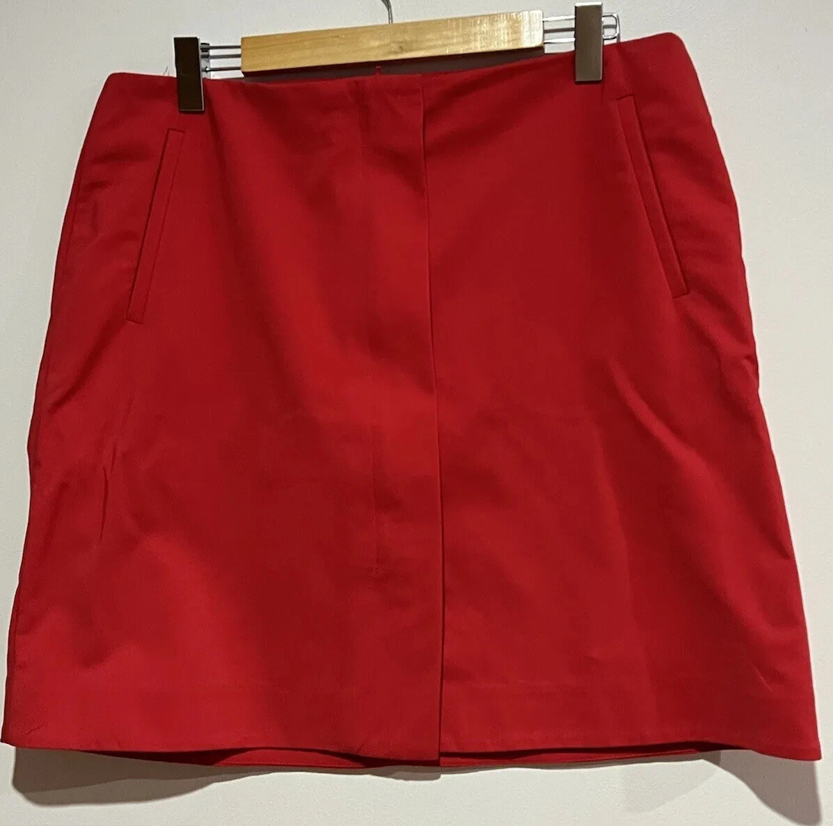 Target red top midi skirt