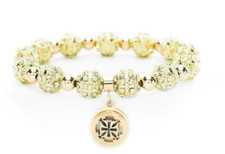 New Rustic Cuff Lime Green/Gold Jessica Bracelet - NEW
