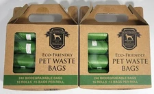 Huntington Pet Products Waste Bags, 32 Rolls (480 bags) Biodegradable