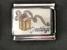 Greetings Gift Wholesale Italian CHARM Enamel Link 9MM K2023J100 BG7