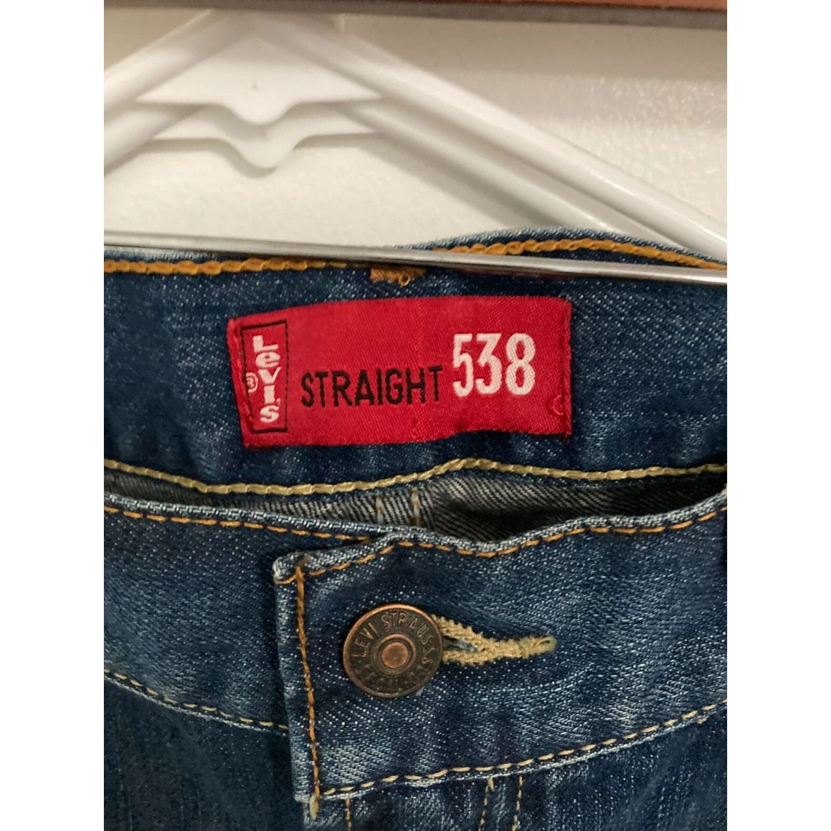 Leviu0026#039;s 538 Menu0026#039;s Straight Fit Jeans, Blue, 34x32 | eBay