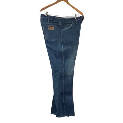 Vintage Wrangler 13MWZ Jeans 38x33 Cowboy Cut Made in USA 1970