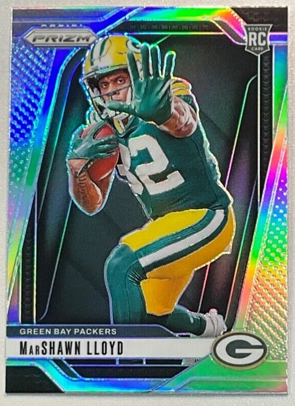 2024 Panini Prizm MarShawn Lloyd # 29 Silver Prizm Variation RC Packers SP