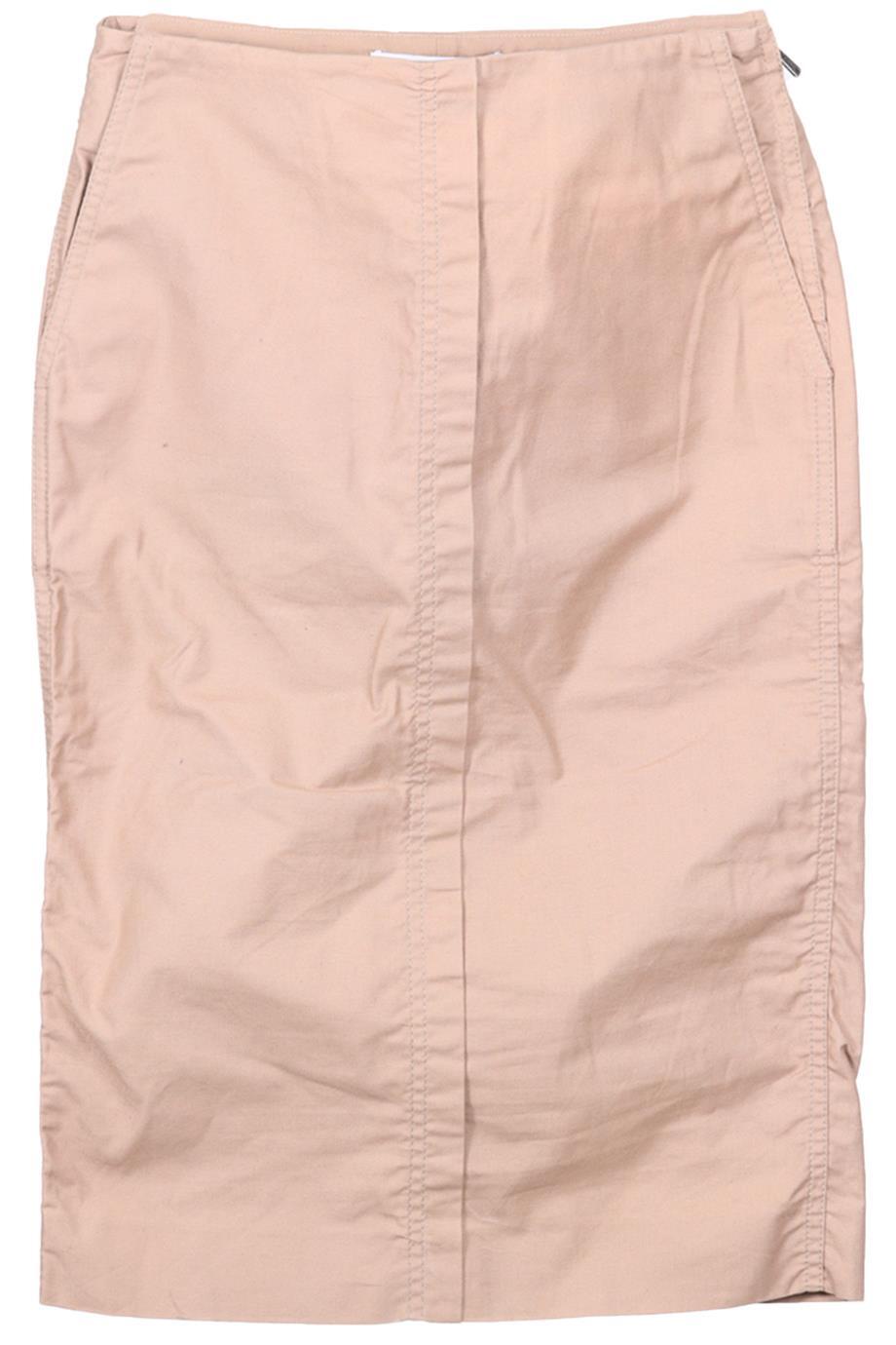 GONNA MIDI YVES SAINT LAURENT VINTAGE COTONE FR 34 UK 6