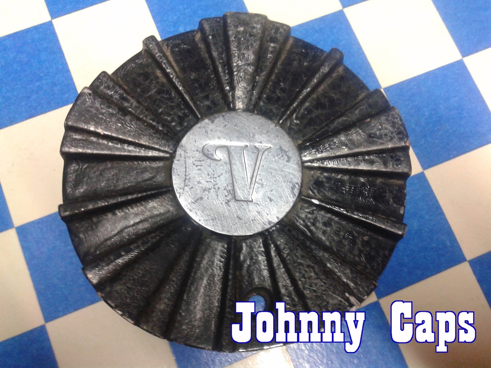 VELOCITY WHEELS Black Center Caps STW-117-2 Custom Wheel [94] Center Cap (1)