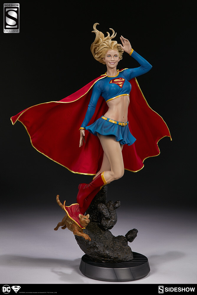 SIDESHOW EXCLUSIVE SUPERGIRL PREMIUM FORMAT FIGURE 1/4 (SUPERMAN