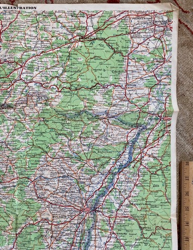 WW2 MAP FRANCE GERMAN FRONT - FRONTIÈRE FRANCO-ALLEMANDE NOVEMBER 1939 22"X29" - Picture 4 of 7