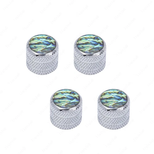 4 Pcs Metal Guitar inlay Dome Volume Tone Knobs For Gibson Epi Les Paul SG