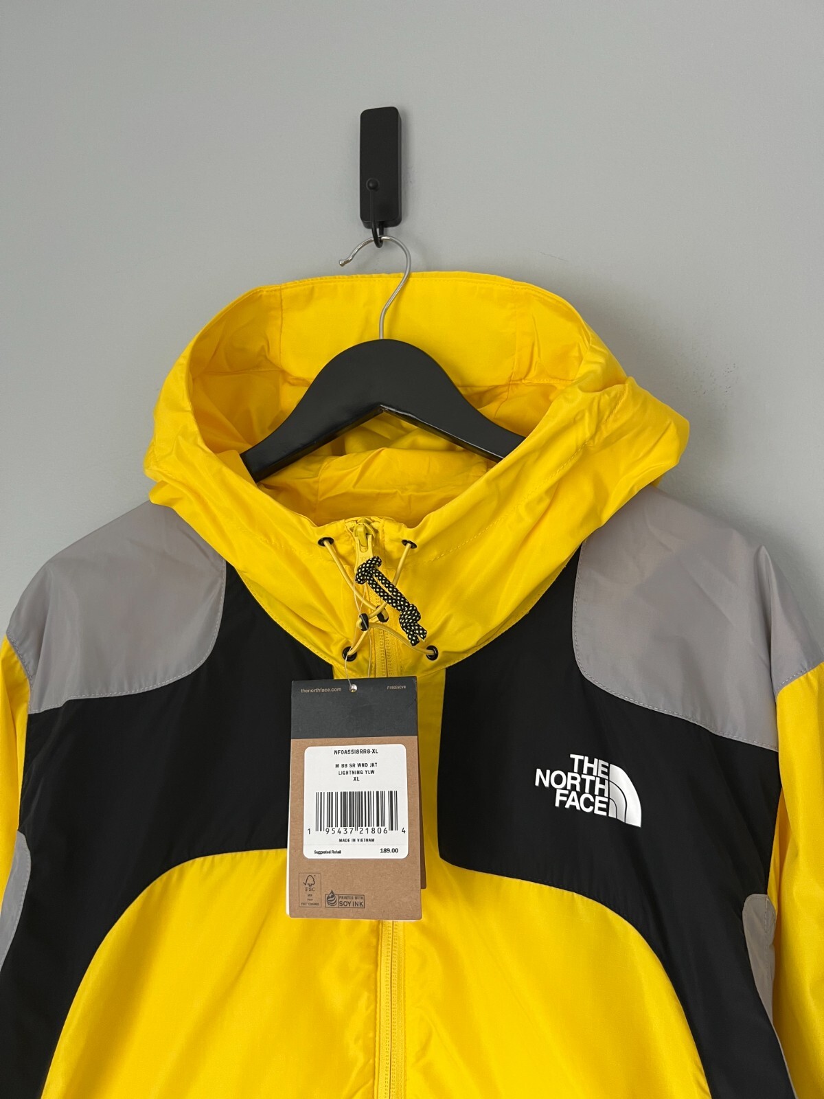 The North Face Black Box Search and Rescue Wind Jacket - Size XL - NEW thumbnail 2