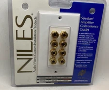 NILES 5W-8D White Speaker / Amplifier Convenience Outlet (8 Post) Free Shipping