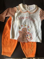 BABY Halloween Trick or Treat 2 piece outfit size 9 months NEW, NWT