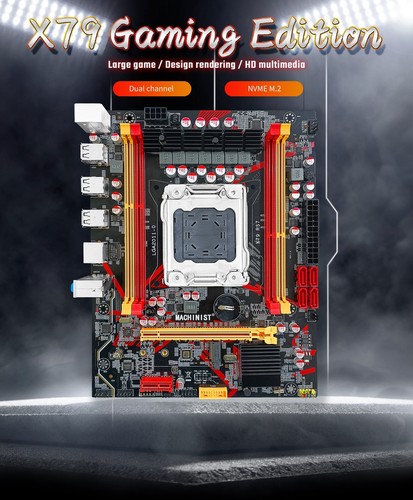 Motherboard MACHINIST X79 xeon E5 V1 V2 CPU DDR3 RAM Memory NVME M.2 USB 3.0 / - Picture 6 of 11