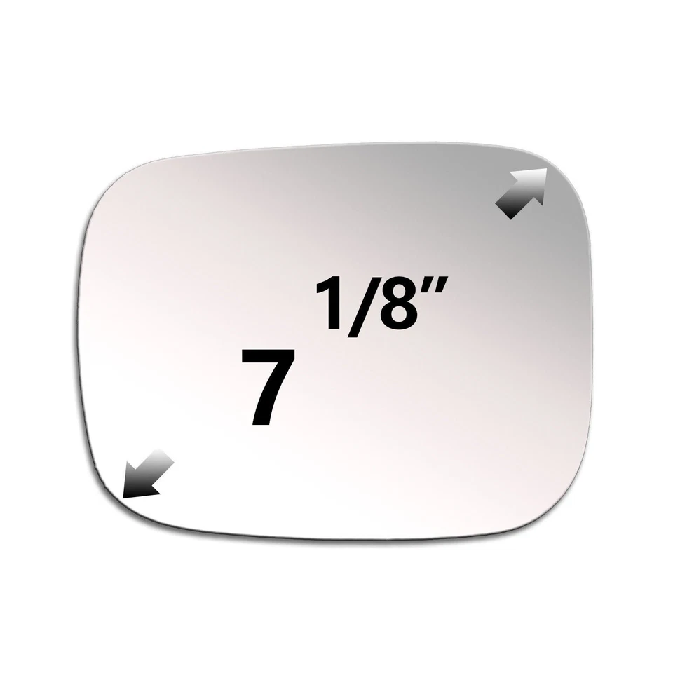 Nuevo reemplazo de vidrio espejo retrovisor para Volvo V70 XC70 2007-2010 lado izquierdo del conductor plano izquierdo Foto 2 de 4