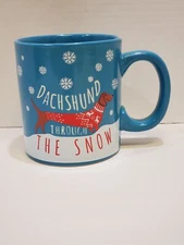 Capelli New York Coffee Mug 2022 "Dachshund Through The Snow" 