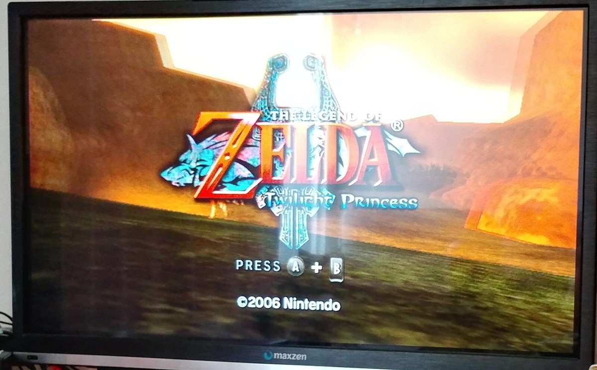 Nintendo Wii - Legend of Zelda Twilight Princess with manual