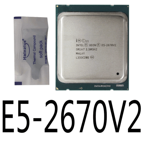 Procesador CPU Intel Xeon E5-2670 V2 E5-2670V2 2,5 GHz LGA2011 - Imagen 2 de 2