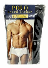 POLO Ralph Lauren BIG  TALL Cotton MID-RISE BRIEFS Choose Color  Size NEW
