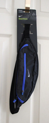 NEW Nike Running Waistpack Unisex Men's Women's Black Mesh Backing
