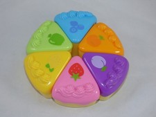 Leap frog Musical Rainbow Tea Party 6 Replacement Pie Cake Pieces