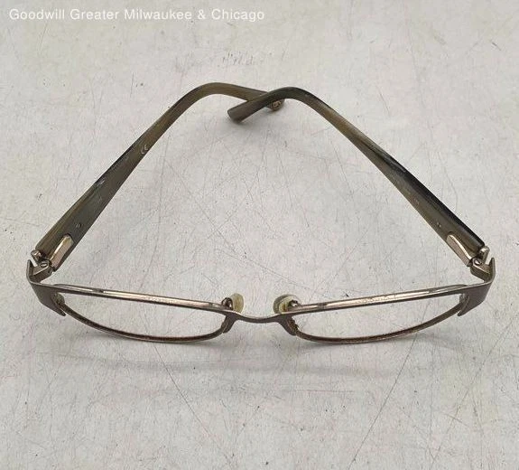 Marco de gafas para mujer Banana Republic marrón liso borde completo solo con estuche Foto 2 de 4