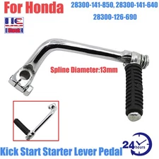 For Honda CUB 50 C100 C102 CT70 CL90 SL90  Kick Start Starter Lever Pedal -13mm