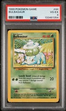 1999 POKEMON GAME #44 BULBASAUR PSA 4
