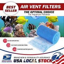 140IN Sheets BLUE BONDED AQUARIUM FILTER MEDIA PAD 12" X 11' FILTER FIBER FLOSS