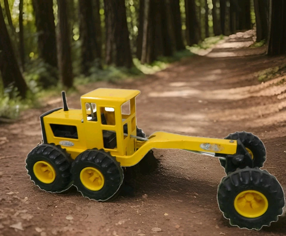 Tonka Road Grader Metal Yellow Construction Toy Vehicle 16180 Needs Blade - Image 2 of 4