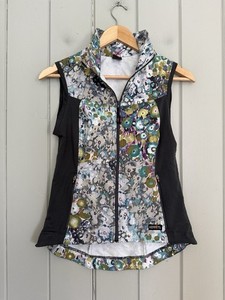 Kerrits Sleeveless Performance Vest S Small Equestrian Riding Green Purple Zip