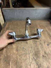 Vintage Old Retro Farmhouse Kitchen Sink Faucet Spout Central Brass Parts USA