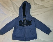 Oshkosh B'Gosh 18m Boys Hoodie Blue Zip Up