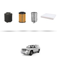Hoffcar Set Service - 4 Filter Kompatibel Mit Jeep Patriot 2.2 CRD 100Kw Von
